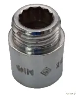 מאריך כרום 20 מ"מ 1/2