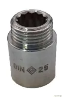 מאריך כרום 25 מ"מ "1/2