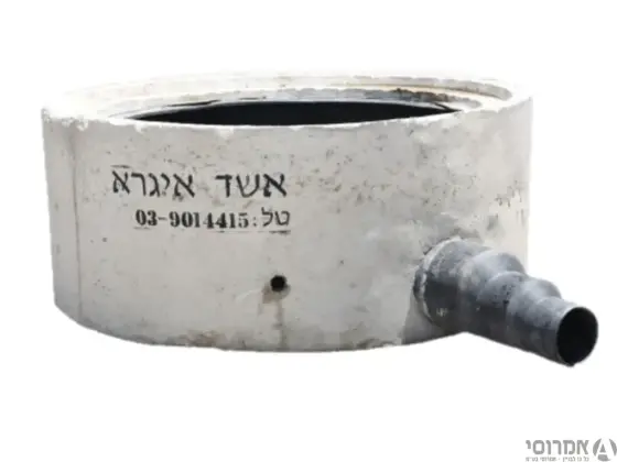 תא בקרה תחתית  ק.80 ג.70 משולב פלסטיק