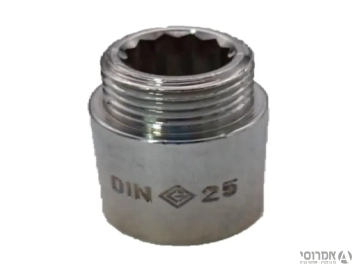מאריך 25 מ"מ כרום "3/4