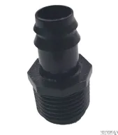 מחבר פלסטיק שן 1/2*16 מ"מ