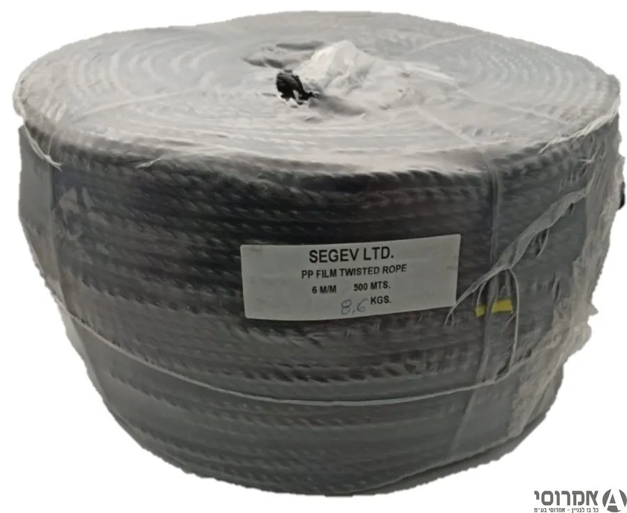 חבל פולי 6 מ"מ [ק"ג] 3