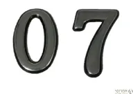 מספרים לדלתות- גוון ניקל (100 מ"מ)