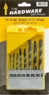 מקדח וידיה מקצועי 3-10 מ"מ [סט 8 יח']