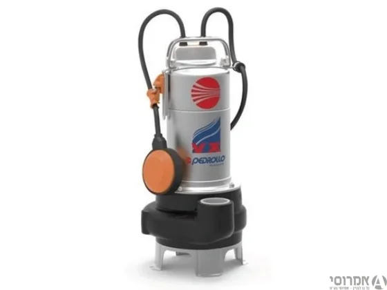 משאבה טבולה לביוב מעבר חופשי 2" עוצמתית- VXM15/50 איטליה-פדרולו