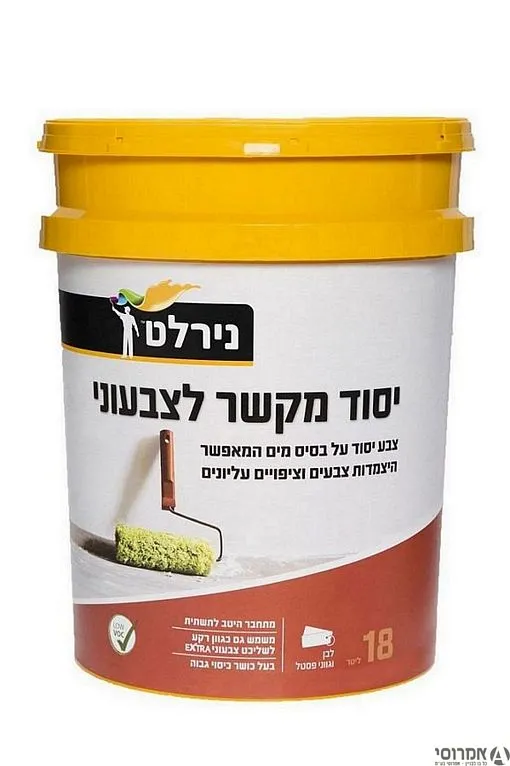 פריימר לשליכט  צבעוני-דלי נירלט- גוון חנות