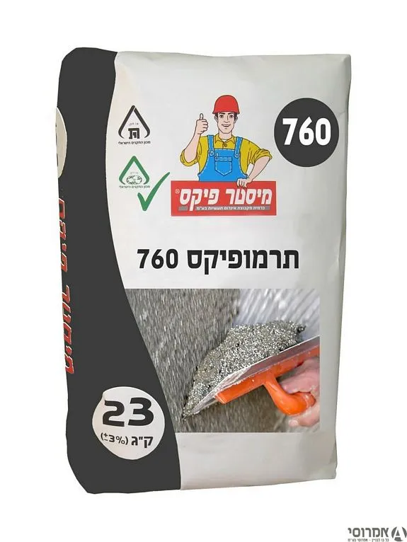 טיח תרמופיקס 760 טיח תרמי [ שק 23 קג]