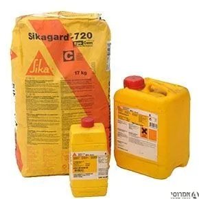 סיקה גארד 720 A+B+C [שק +נוזלים=21 קג]- שימושים  כשפכטל דק ליישור בטונים למשטחים אופקיים ואנכיים, 3