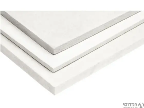 לוח גבס 12.50*2.60  לבן- 4 פאזות ליחידה