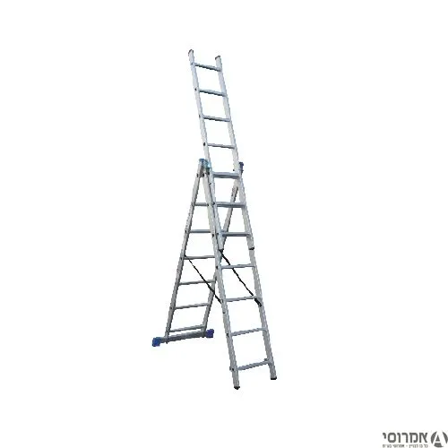 סולם אלומיניום  מתארך ג'  10 שלבים