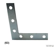זווית שולחן 60X60X12 1.8 ניקל (63)