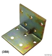 זווית פרגולה 40X40X50 2.5 מוזהב 358