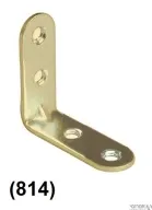 זווית נגר עגול 40X40X15 2 מוזהב (814)