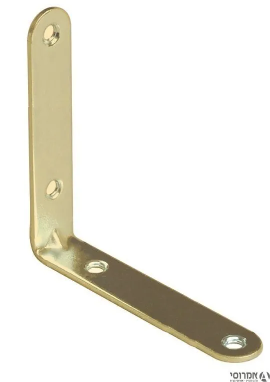 זווית נגר עגול 80X80X15 2 מוזהב (818) 3