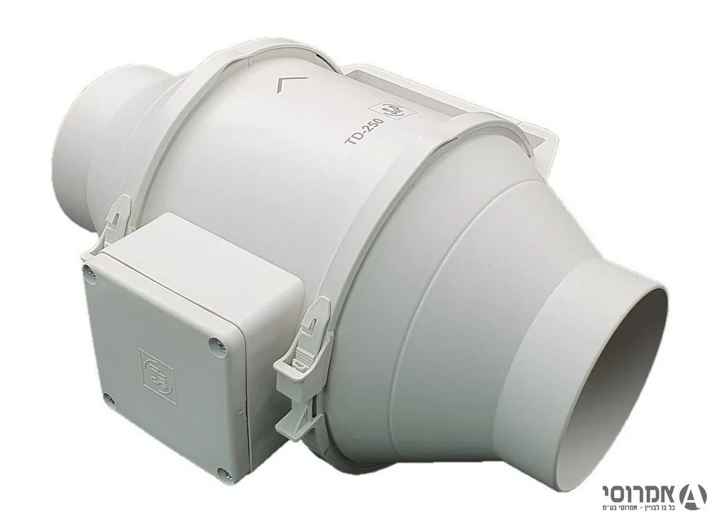 מפוח תעלה 4" -TD 250*100 שתי מהירויות S&P
