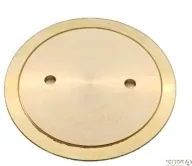 מכסה עגול לגיבריט  בגוון  פליז- מ.פ.ה