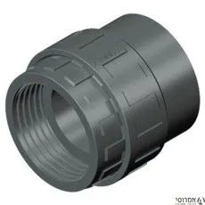 רקורד גומי הברגה ק."3/4 -פלסאון