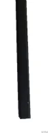 סף ניתוק אלומיניום U 10*10*10 [יחידה 3 מטר] בגוון שחור