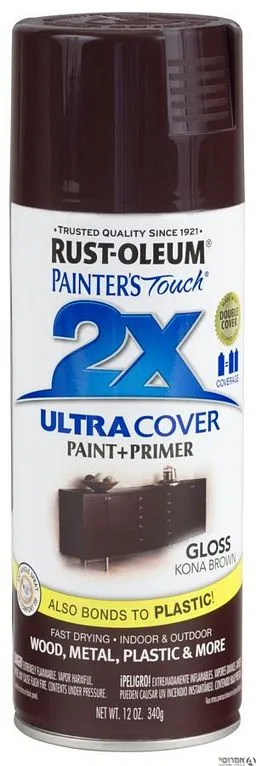 ספריי צבע - וונגה מבריק -   GLOSS KONA BROWN 249102 אלרם