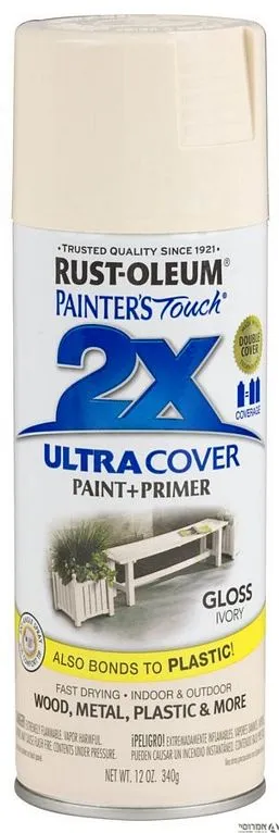 ספריי צבע שנהב מבריק 249110  GLOSS IVORY אלרם 3