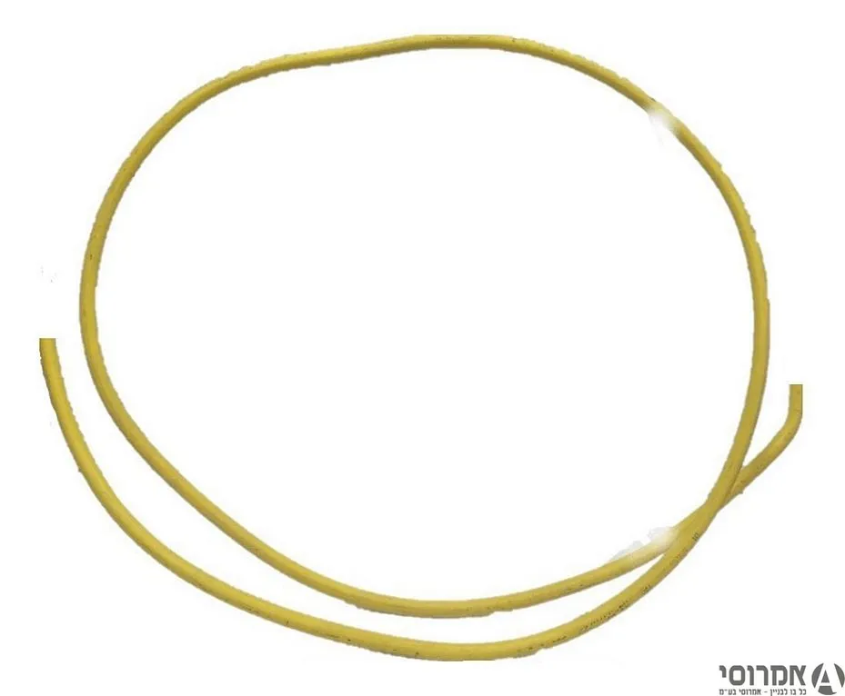 צינור נחושת מושחל תיקני מצופה צהוב "3/8 (למטר) 3
