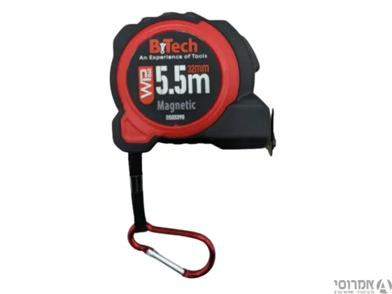 מטר מיקצועי 5.50 מטר- מגנטי ANTISHOCK