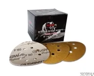 נייר לטש סקוצ' נצמד"5 טייגר מחורר גרעין 180 (ליחידה)