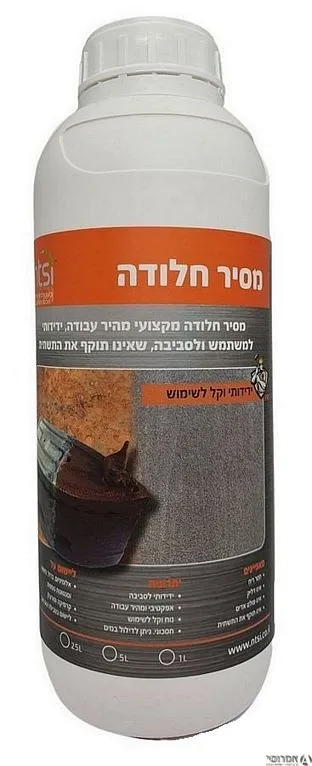 מסיר חלודה ממתכות NTSI אריזה 1 ליטר 3
