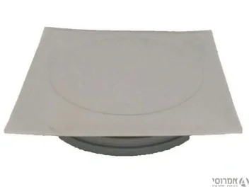 מכסה לפתח ניקוז מרובעת אפור