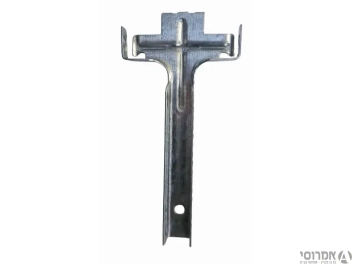 מתלה נוניוס תחתון+סיכת אבטחה לפרופיל -60-C [חבילה 100 יח]