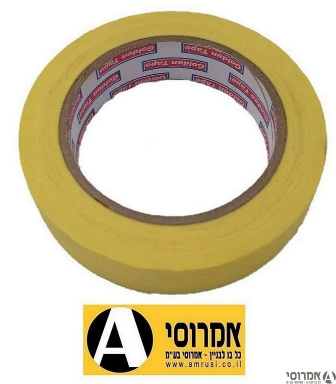 דבק מסקנטייפ נייר "1 - 6414 גולדן טייפ [40 מטר]