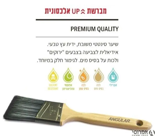 מברשת צבע זויתן אלכסונית "3 סנטטי   פאר