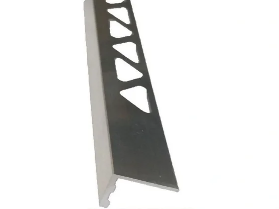 סף קרמיקה פינה ישרה 12 מ"מ  ד.5829 [יחידה 3 מ"א]-גוון ציפוי ניקל