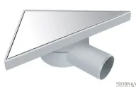 ניקוז משולש למקלחת 20*20 מכסה פרופ