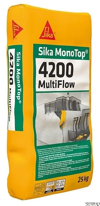 סיקה מונוטופ 442 MultiFlow- שק 25ק"ג-(בשכבה 1 גראוט+ראפ)