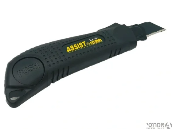 סכין טפט שחור 18 מ"מ ASSIST דגם SK4