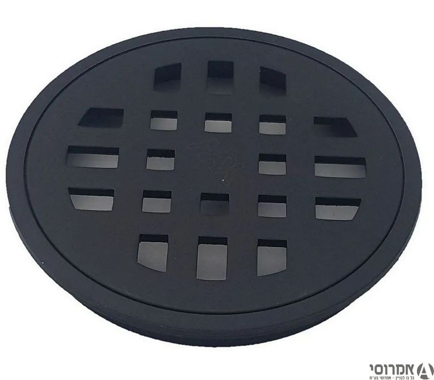 רשת אלומיניום עגול שחור "4