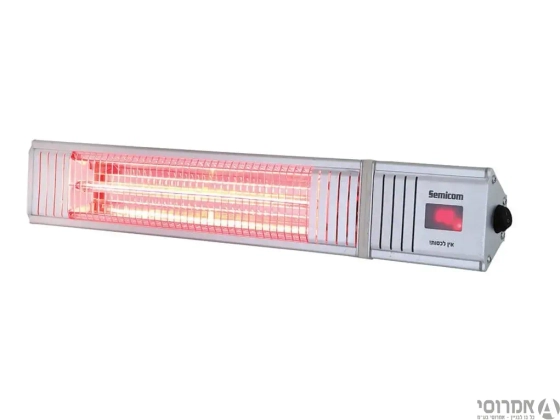 תנור אמבטיה אינפרא קיר 2KW כולל שלט ו9 דרגות חום