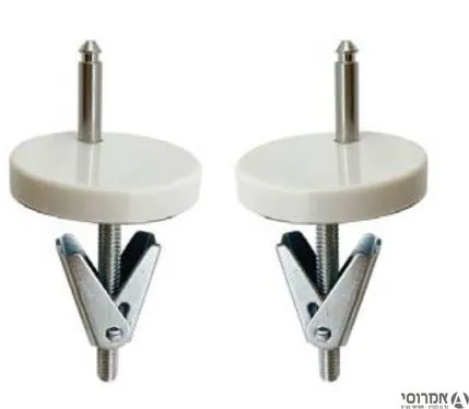 סטיל פרפר -סט ברגי הידוק למושב אסלה נשלף 8 מ"מ 980018-6 עוז גום