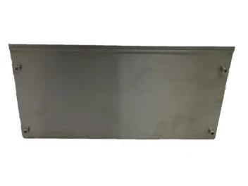 סיום פלטה אטומה צדדית לתעלת ניקוז נירוסטה למטבח +ברגים