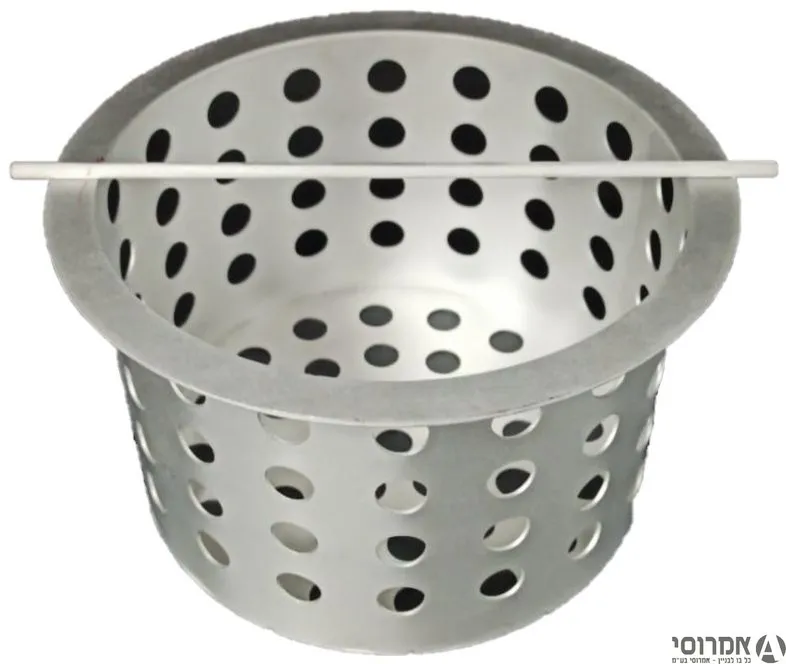 סל נירוסטה 8" לתעלת ניקוז נירוסטה למטבח