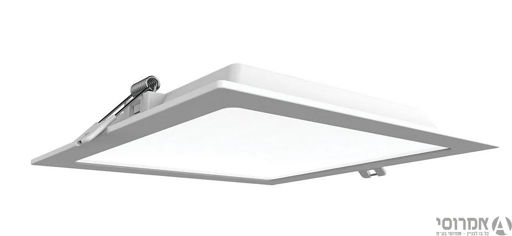 גוף תאורה לד שקוע 12W מרובע  אור מתחלף 155*155
