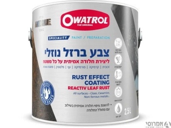 צבע ברזל נוזלי ליצירת חלודה - 0.5 ליטר סאן דק
