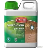 קומפו קלין - חומר לניקוי לדק סינטטי - 1 ליטר סאן דק
