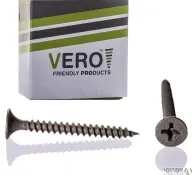  בורג גבס 45*3.5 רגיל שחור [100 יחידות] VERO