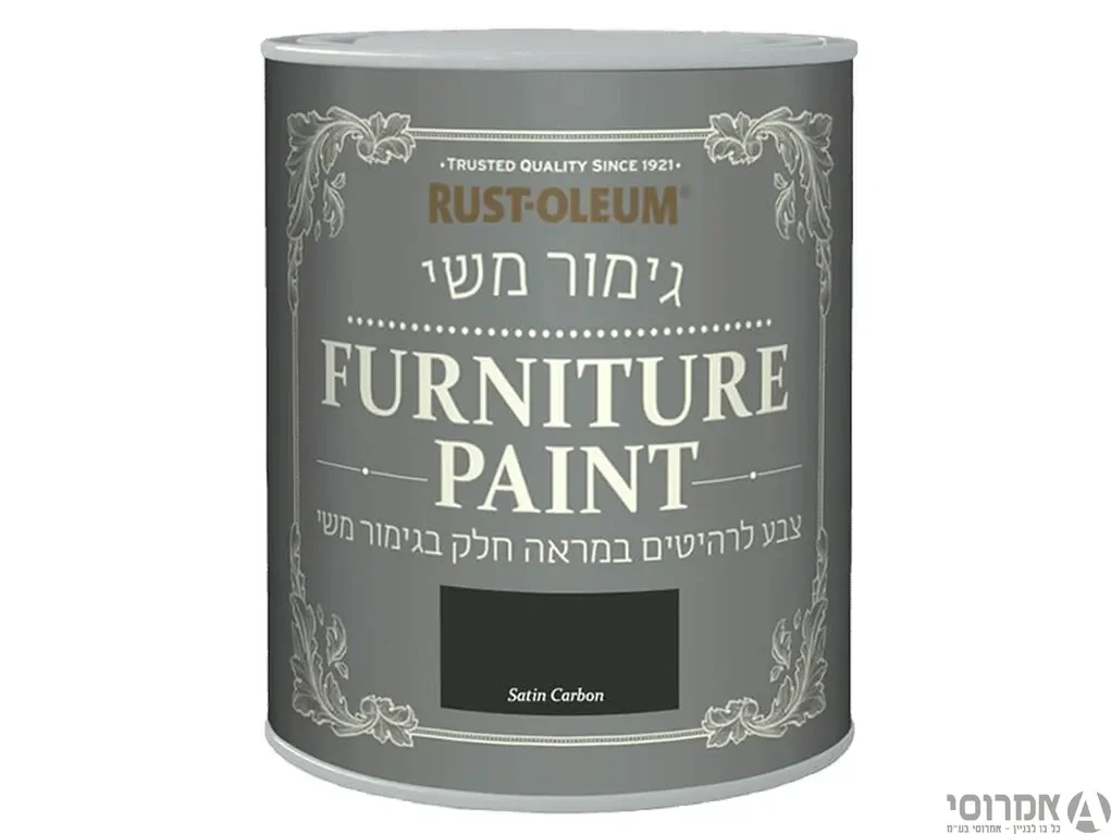 צבע לרהיטים [שאבי שיק] משי [0.75 ליטר] 15036 CARBON - אלרם