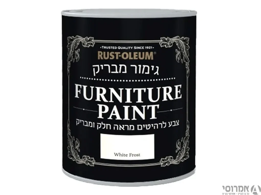 צבע לרהיטים [שאבי שיק] מבריק [0.75 ליטר] 16037 לבן - אלרם