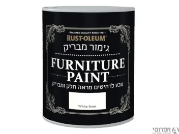צבע לרהיטים [שאבי שיק] מבריק [0.75 ליטר] 16037 לבן - אלרם