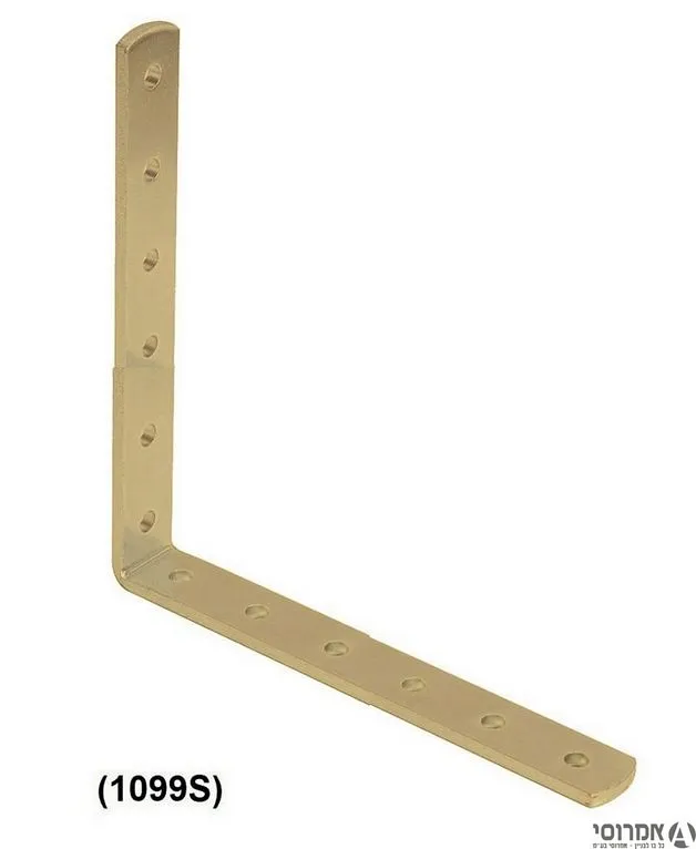 זווית תמיכה 150X150X20 4 מ"מ מוזהב (1099S) 3