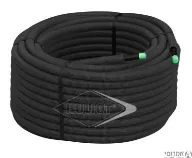 צינור פקס HIPE-X ק.32 מ"מ מושחל דרג 24 [חבילה 50 מטר] - חוליות